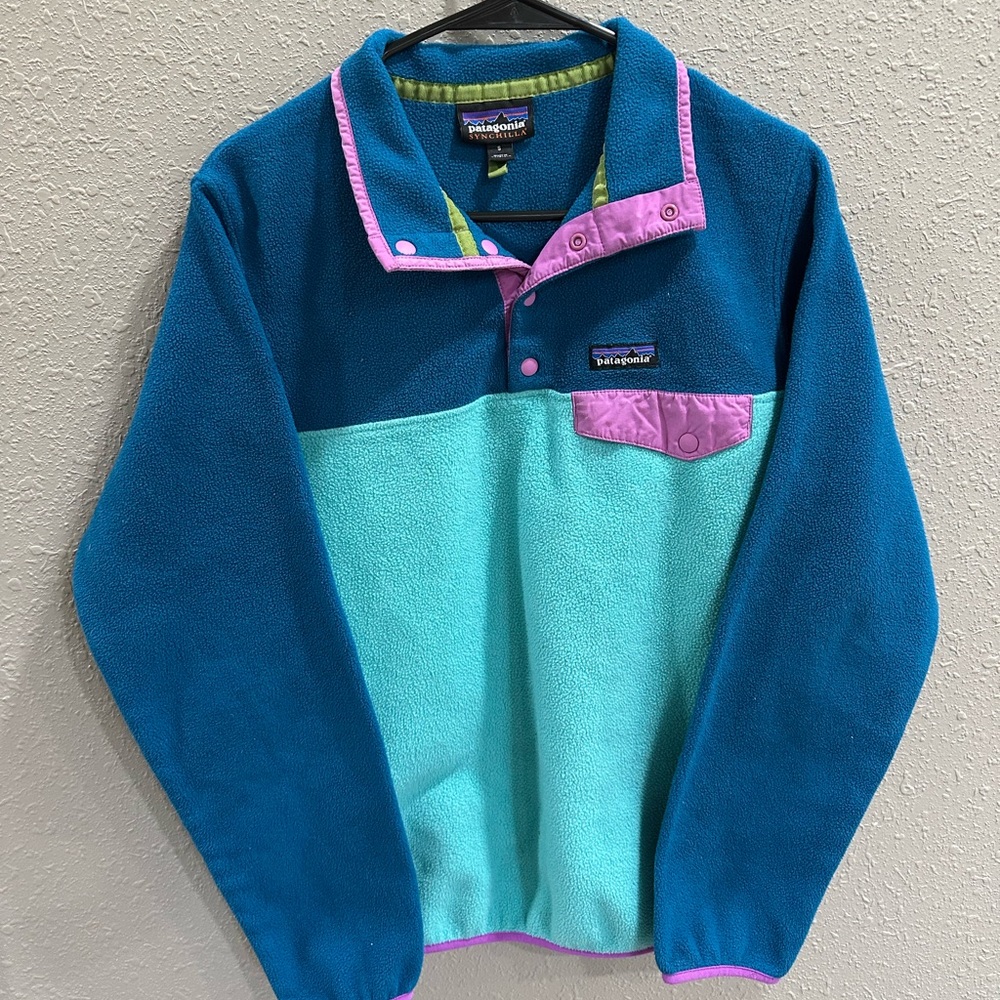 Patagonia Pullover | Blue & Purple | Adult S